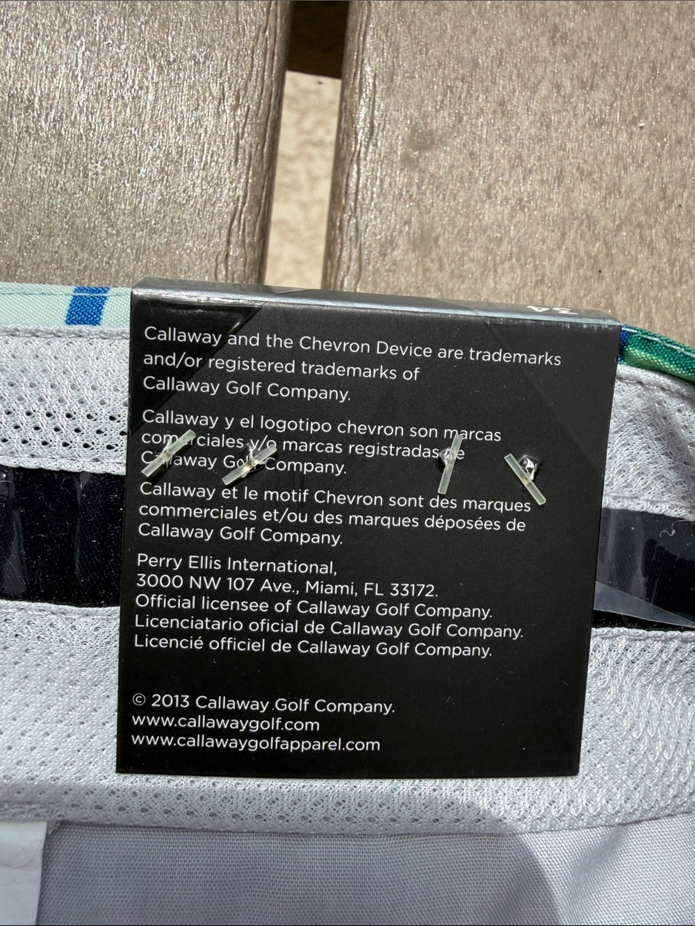 Callaway Chevron Plaid Flat Front Shorts Collegiate Quiet Luxury Preppy Golf 34 - Picture 8 of 10